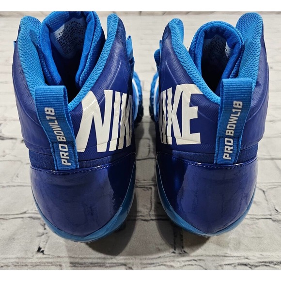 NIKE Force Savage Pro TD Football Blue PRO BOWL 18 PLAYER ISSUED MENS SIZE 12.5 main image 8